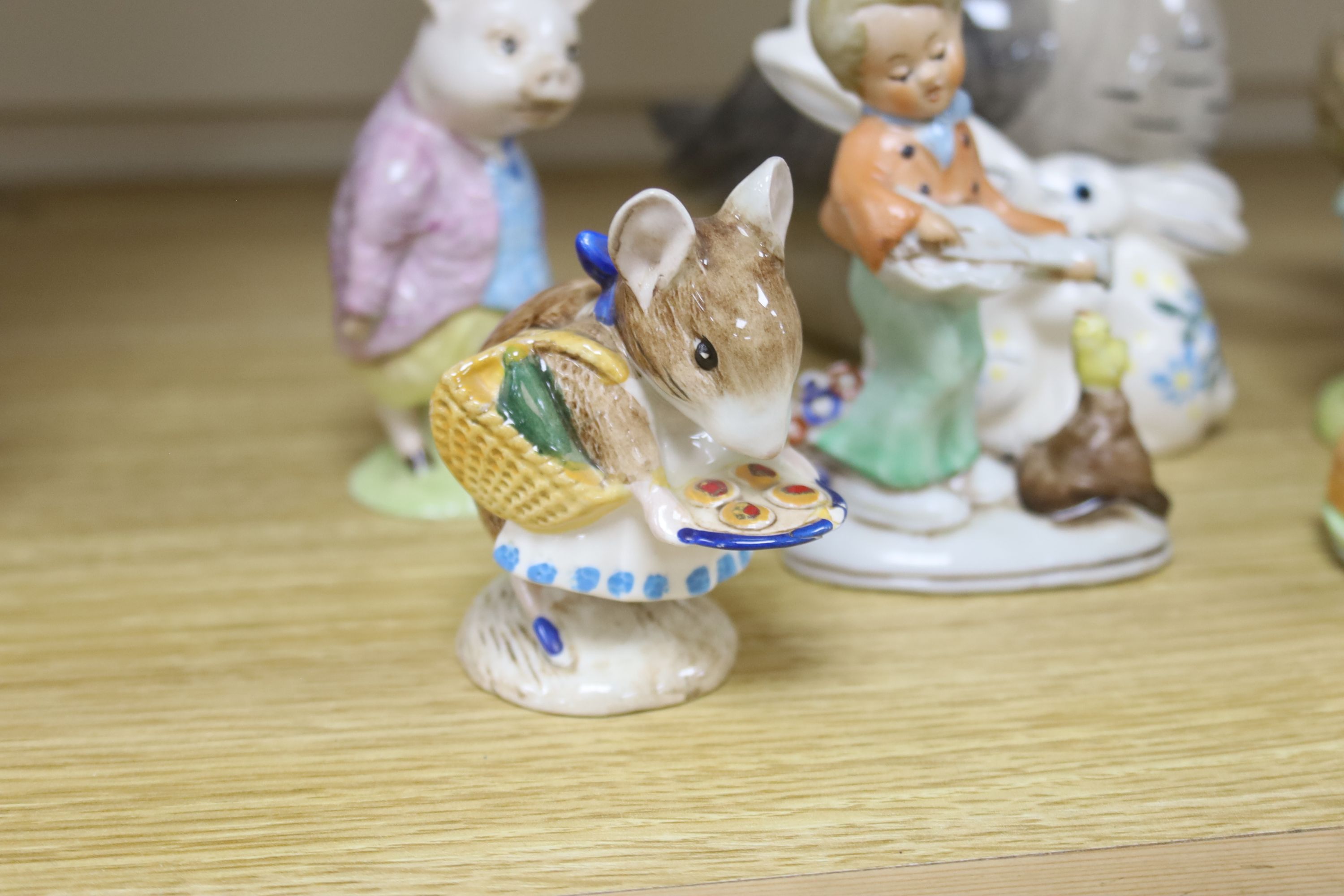 8 Beswick Beatrix Potter characters and 3 others